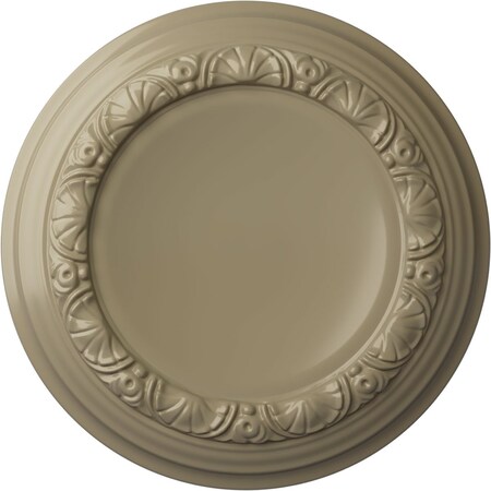 Ekena Millwork Carlsbad Ceiling Medallion (Fits Canopies up to 7 7/8"), 12 1/2"OD x 1 1/2"P, Gobi Desert CM12CAGDF